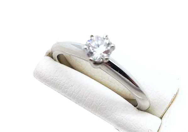 ティファニー買取 Pt950 ソリテール ダイヤモンド リング